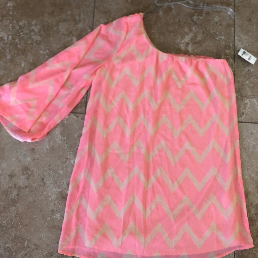 Charlotte Russe One Shoulder dress disco